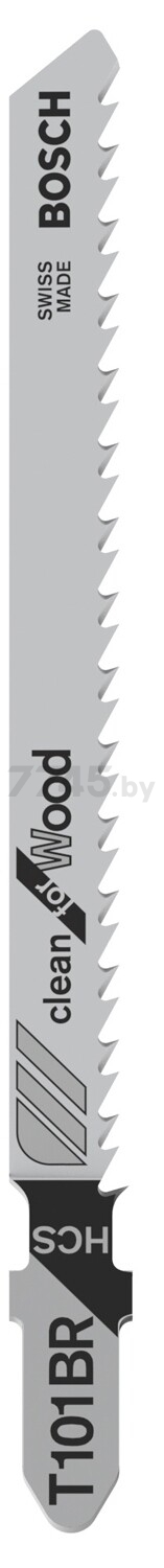 Пилка для электролобзика BOSCH Clean for Wood T101BR (2608633623)
